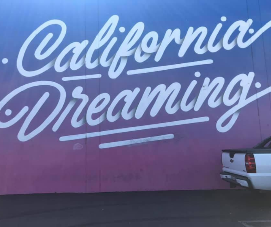california dreaming mural