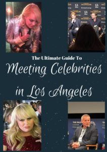 how to meet celebrities