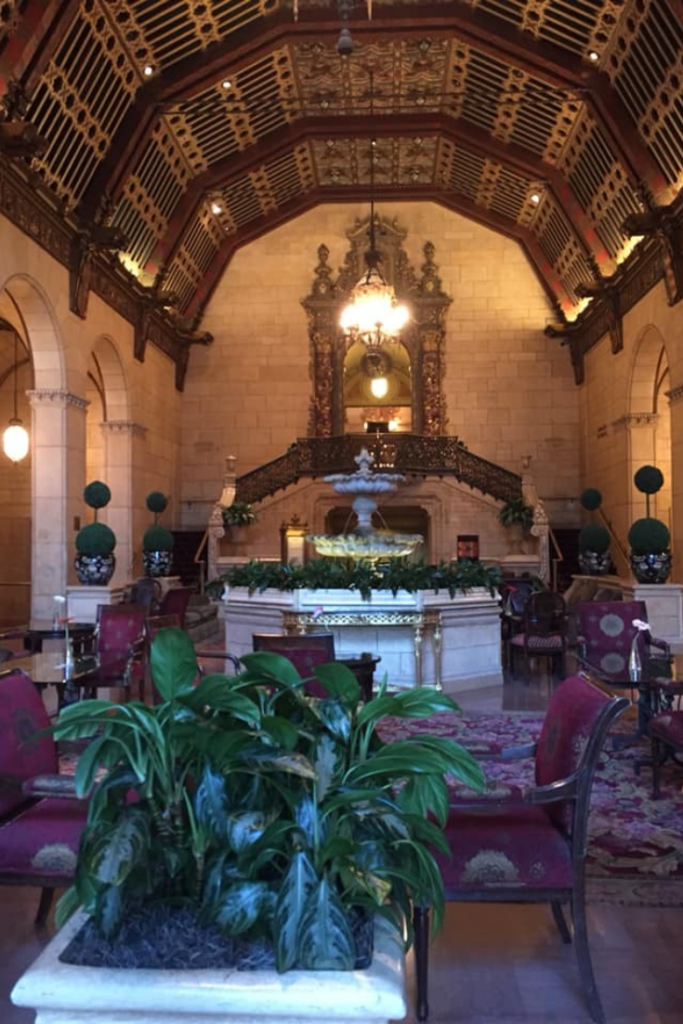 lobby of the millennium biltmore hotel