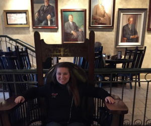 president taft's chair at the mission inn