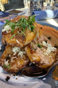 potato skins from the lamplight lounge