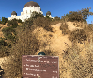 hiking to griffith observatory