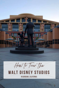 how to tour the walt disney studios