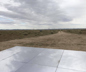 Solar Field Art Installation At The Antelope Valley Poppy Reserve