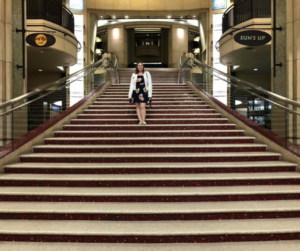 the grand staircase to the dolby theatre