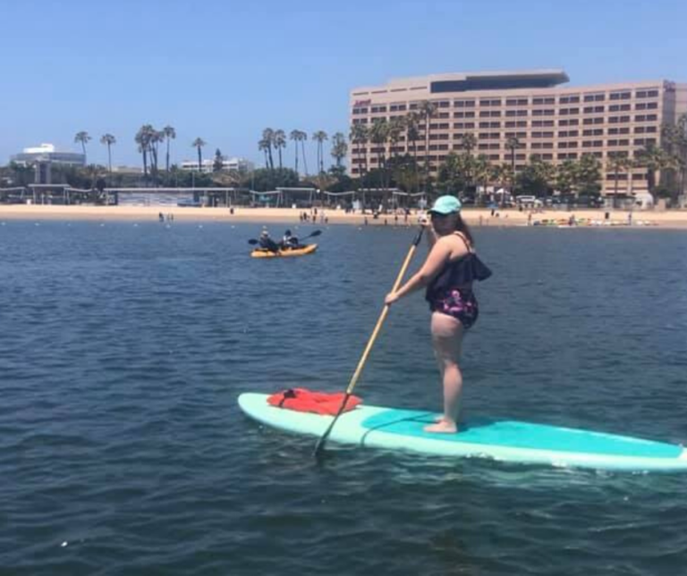 stand up paddle boarding marina del rey LA Dreaming