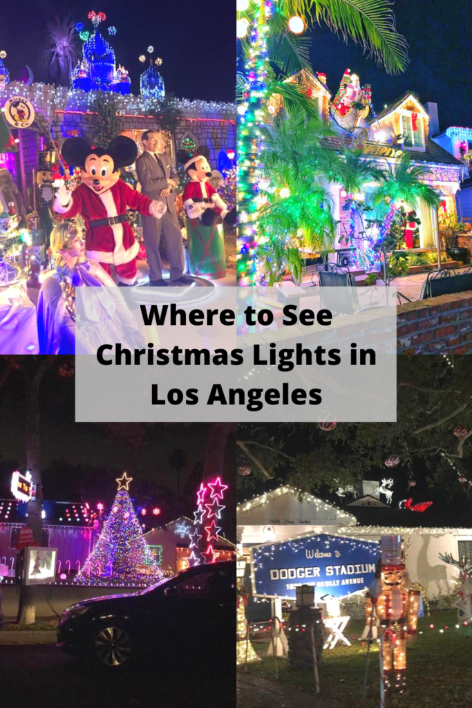 where to see christmas lights in los angeles