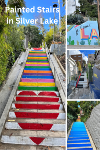 painted stairs in silver lake